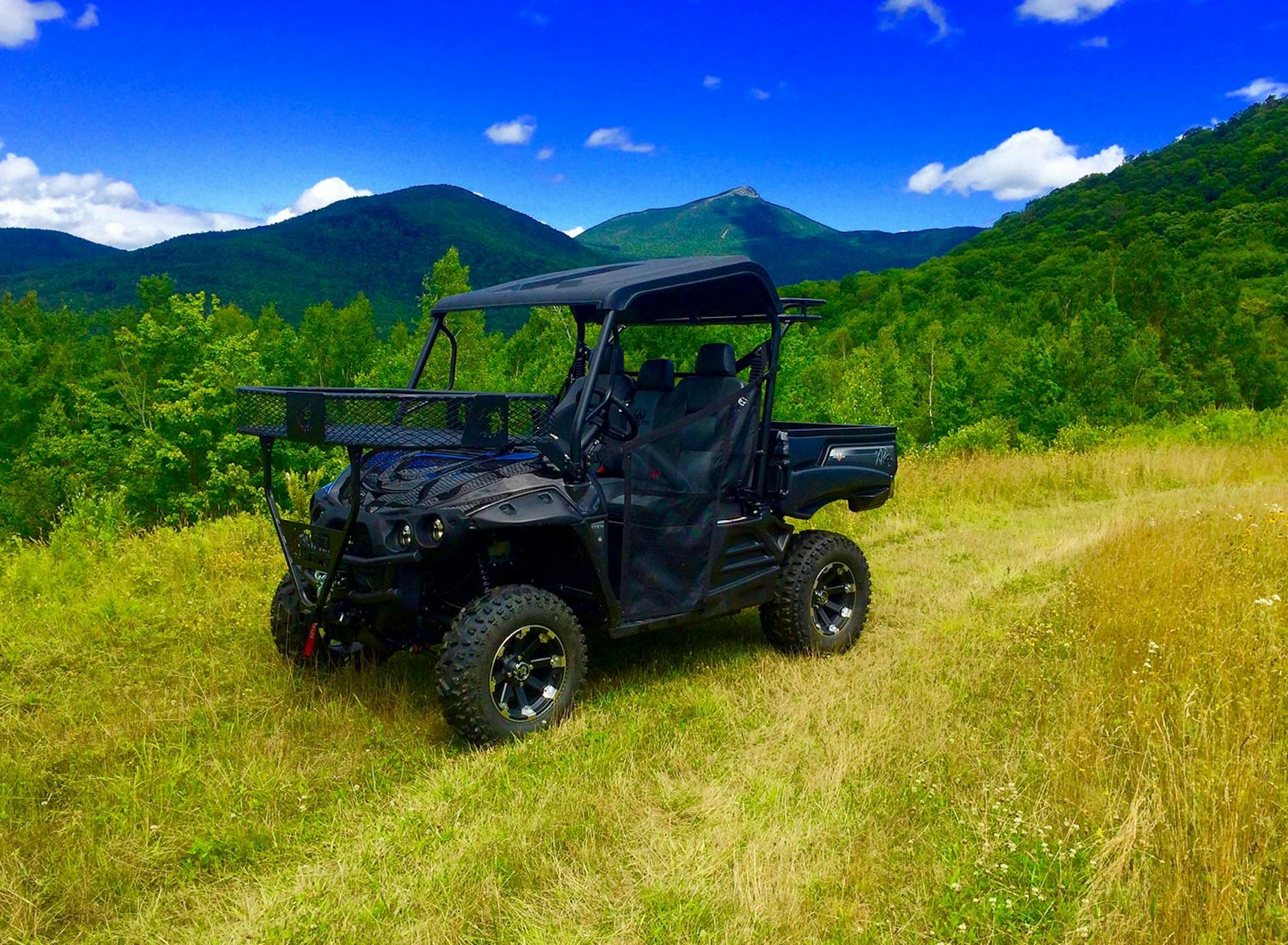 SHO Farm: vegan wild farming in a cold climate | electric utility vehicle by intimidator, quiet, powerful and durable