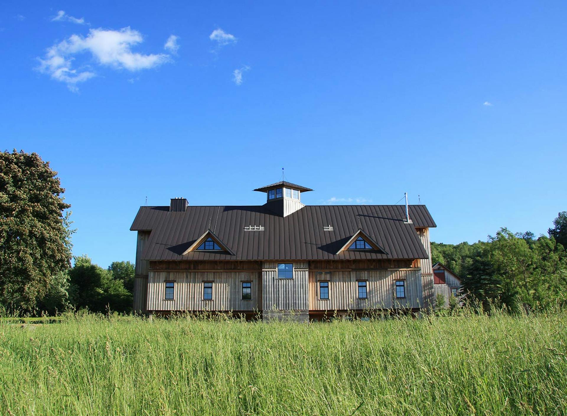 SHO Farm: vegan wild farming in a cold climate | c. 2007 energy barn houses the renewable energy systems & our ducks